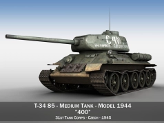 T-34-85 - 31e corps de chars - 01