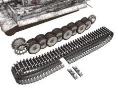 Tiger I - 505e division de chars lourds - camouflage hiver - 11