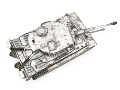 Tiger I - 506e division de chars lourds - camouflage hiver - 09