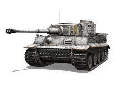 Tiger I - 506e division de chars lourds - camouflage hiver - 02