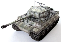 Tiger I - unité non identifiée - 05 - camouflage hiver - 03