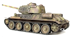 T-34-85 - unité non identifiée - en service allemand - 01 - 18