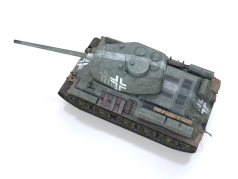 T-34-85 - unité non identifiée - en service allemand - 04 - 04