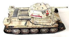 T-34-76 - 30e brigade de chars de la garde - camouflage hiver - 02