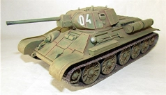 T-34-76 - unité non identifiée - 09 - blindage additionnel ekranami - 04